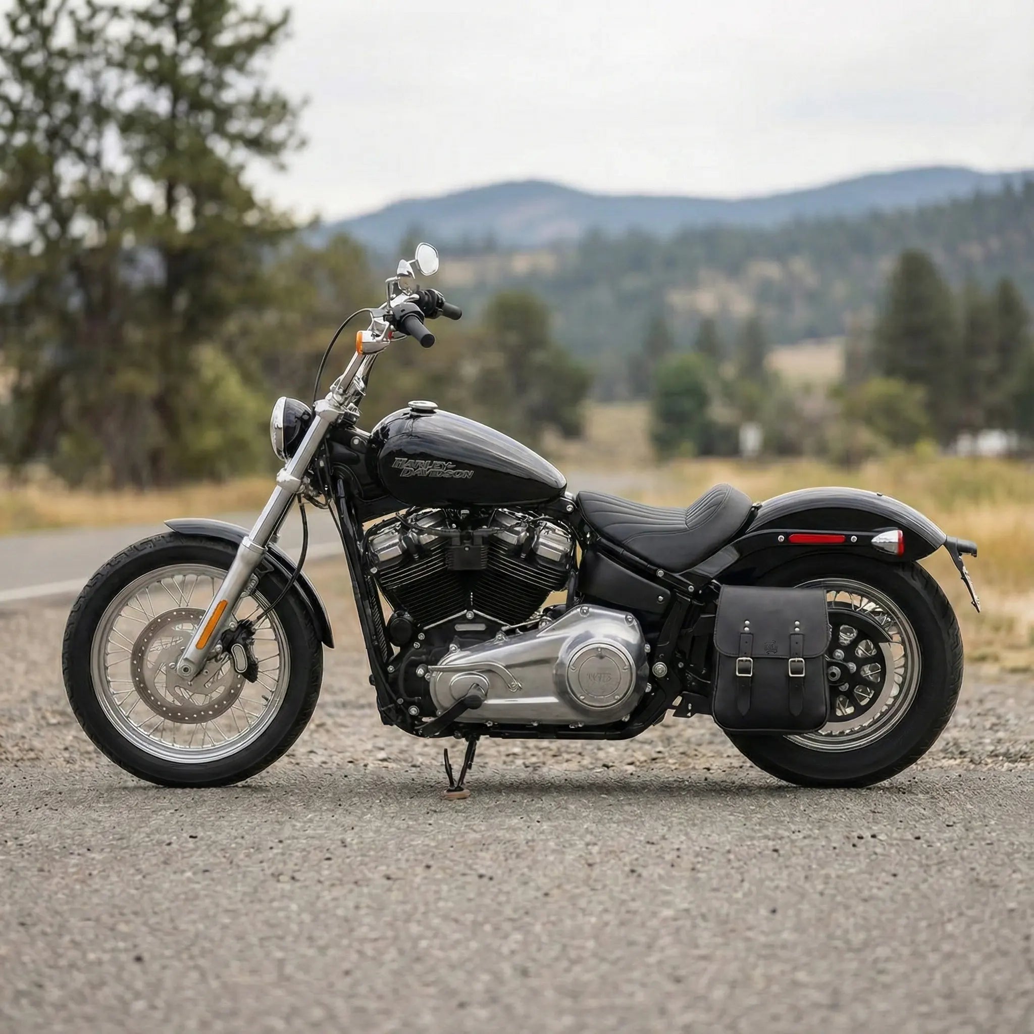 H-D® 2018-Later Softail Left Side Solo Bag - SHL04