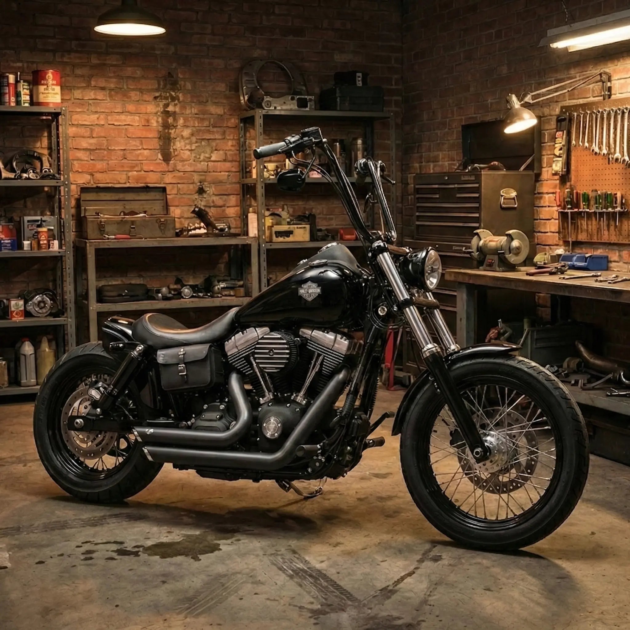 H-D® Dyna Bolt On Battery Bag - DBB02