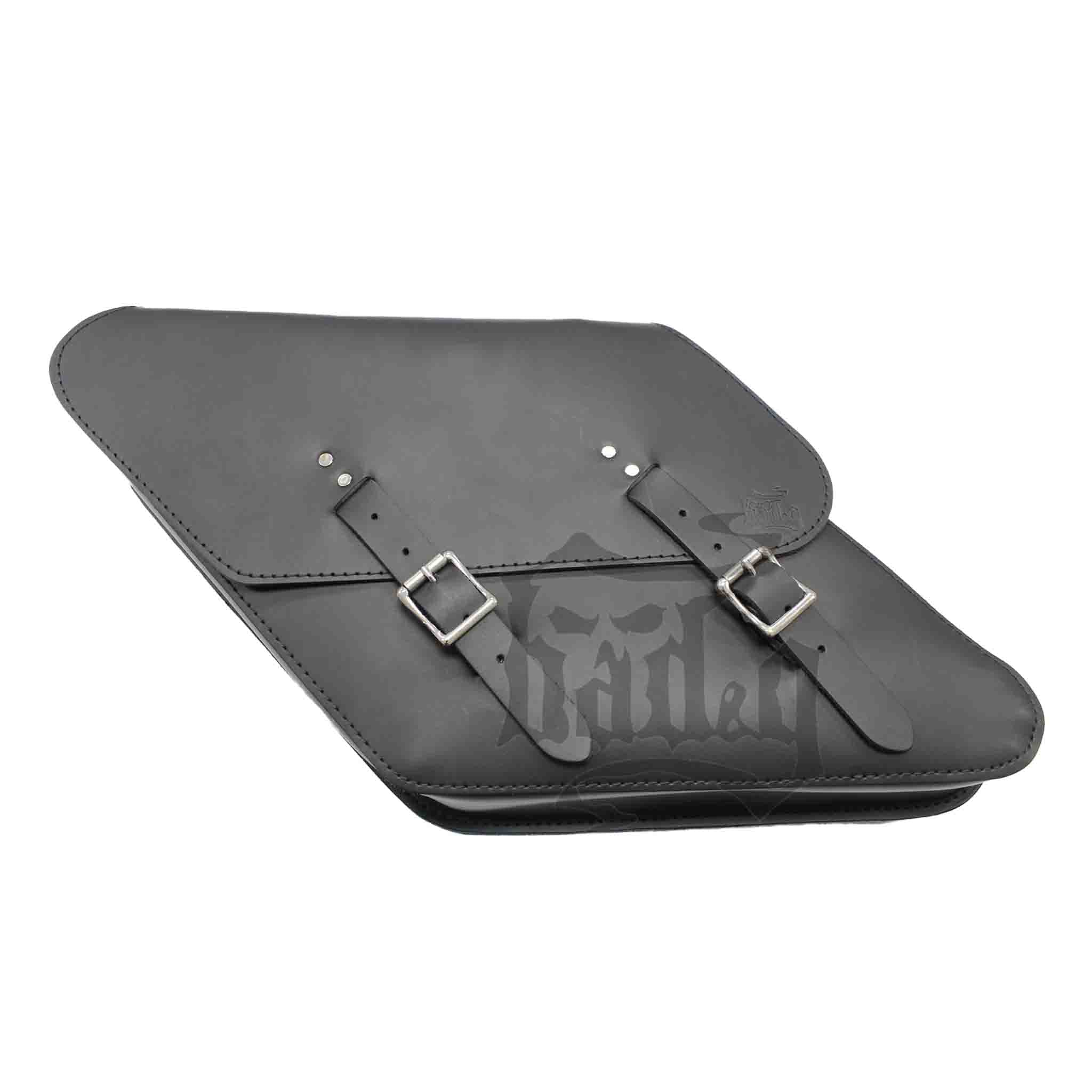 Upgrade your Harley-Davidson® Dyna with the DL051 Dyna Left Side Solo Bag. Hand crafted in USA with premium leather and top quality hardware. Durable and stylish, it's the perfect saddlebag for your motorcycle.