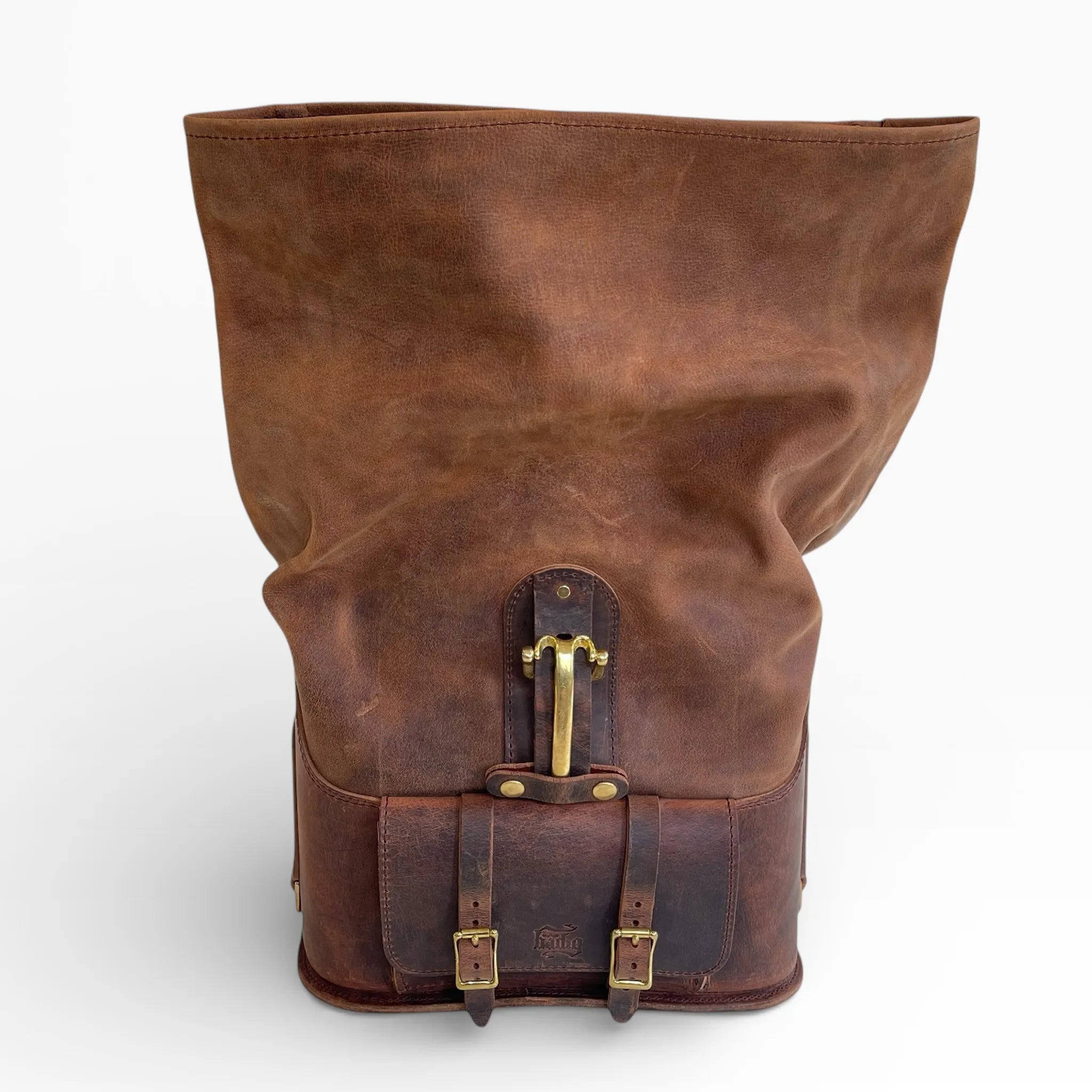 Universal Leather Rolltop Pannier - URP01 (Solo Bag)